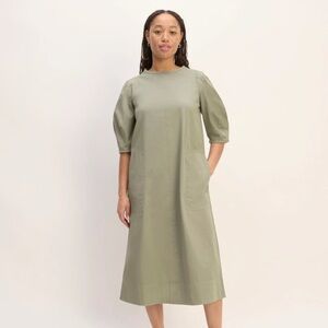 NWT Everlane Sage Green Midi Dress, MSRp $178